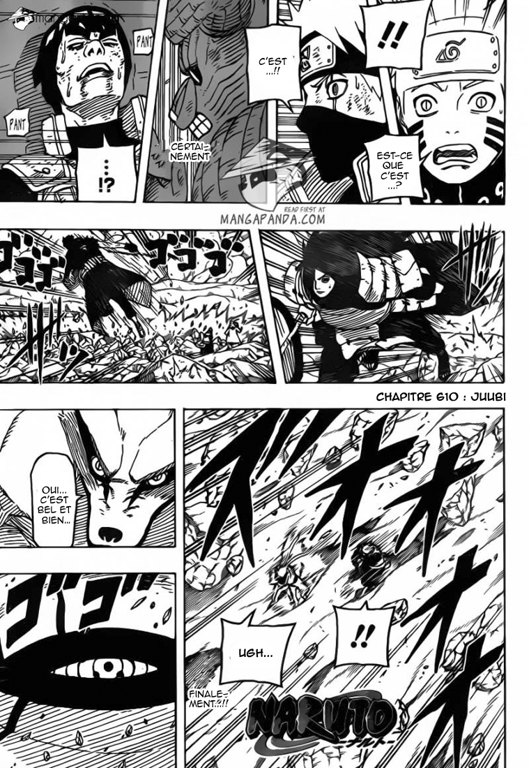 Lecture en ligne Naruto 610 page 2