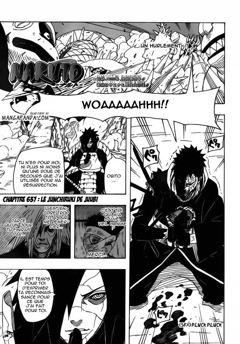 Lecture en ligne Naruto 637 page 2