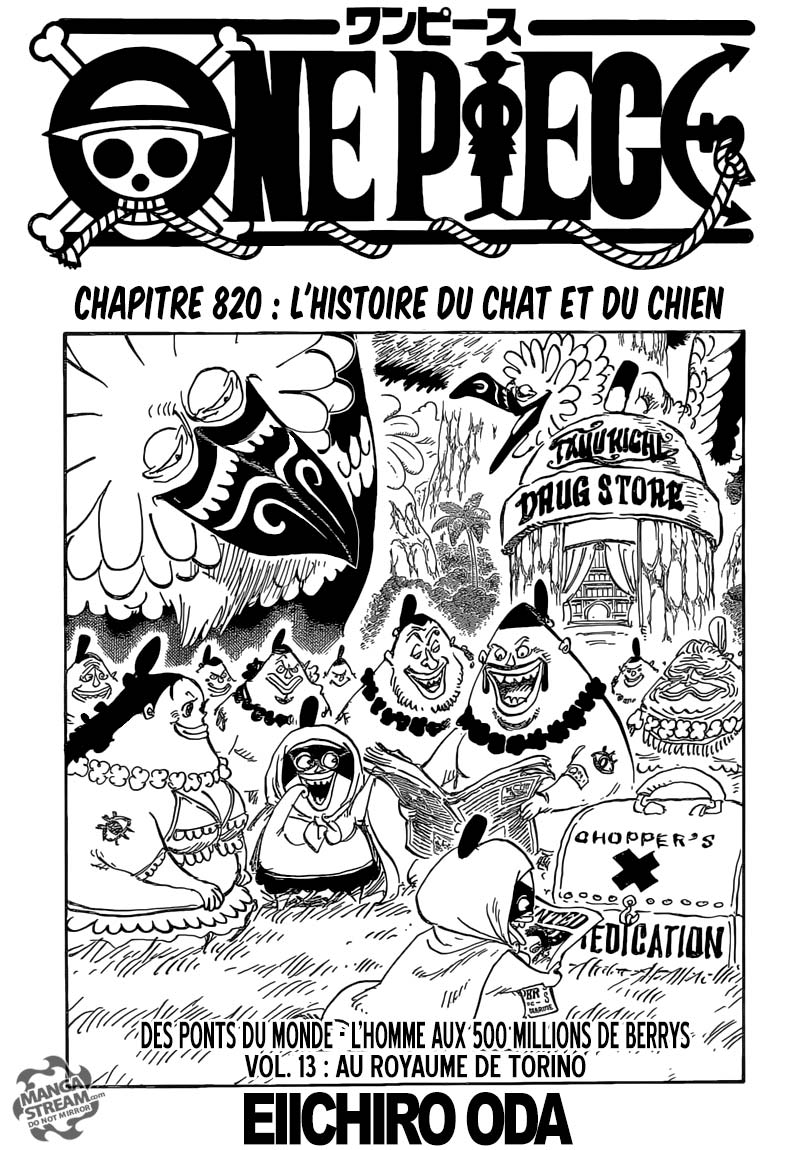 Lecture en ligne One Piece 820 page 2