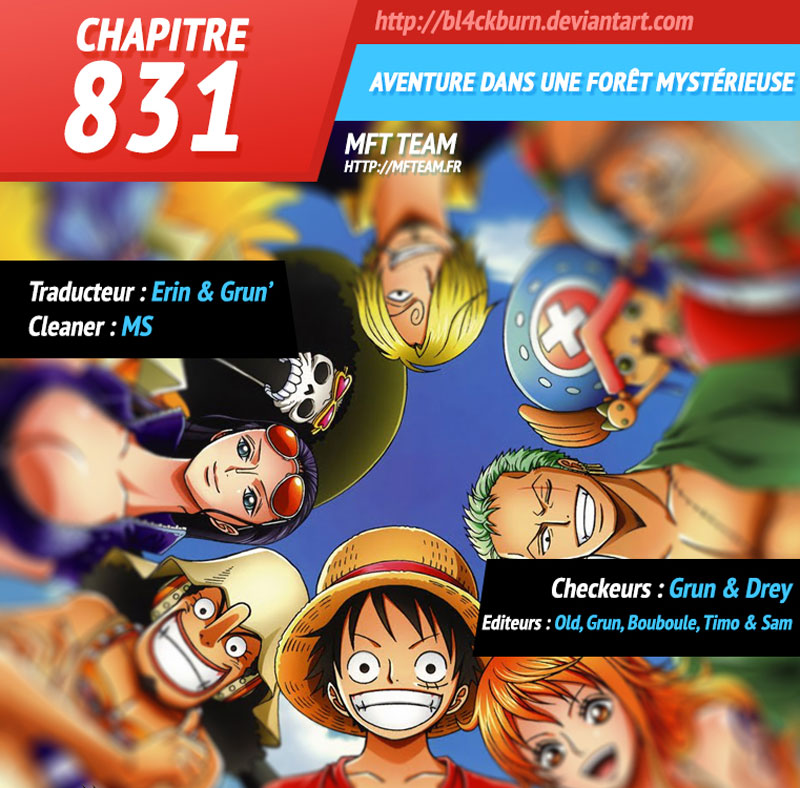 Lecture en ligne One Piece 831 page 1