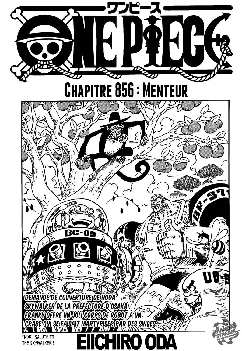 Lecture en ligne One Piece 856 page 2