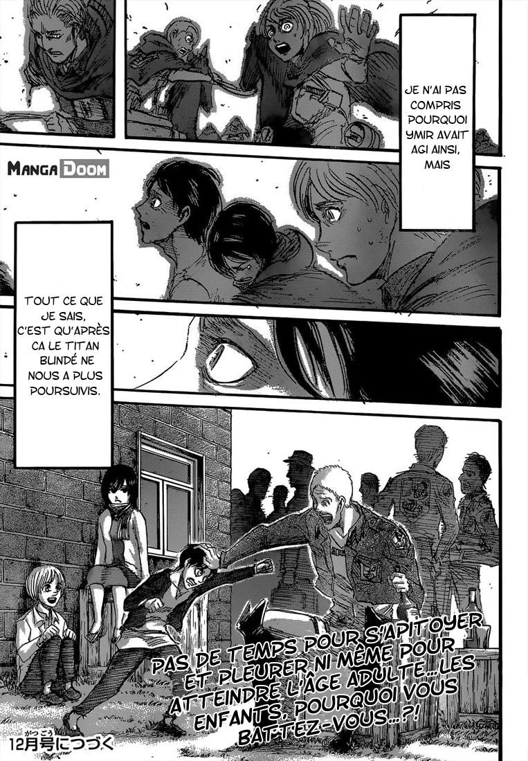 lecture en ligne Shingeki No Kyojin 50 page 44