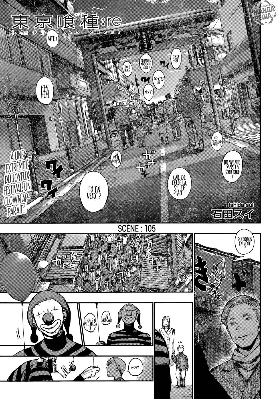 Lecture en ligne Tokyo Ghoul Re 105 page 1