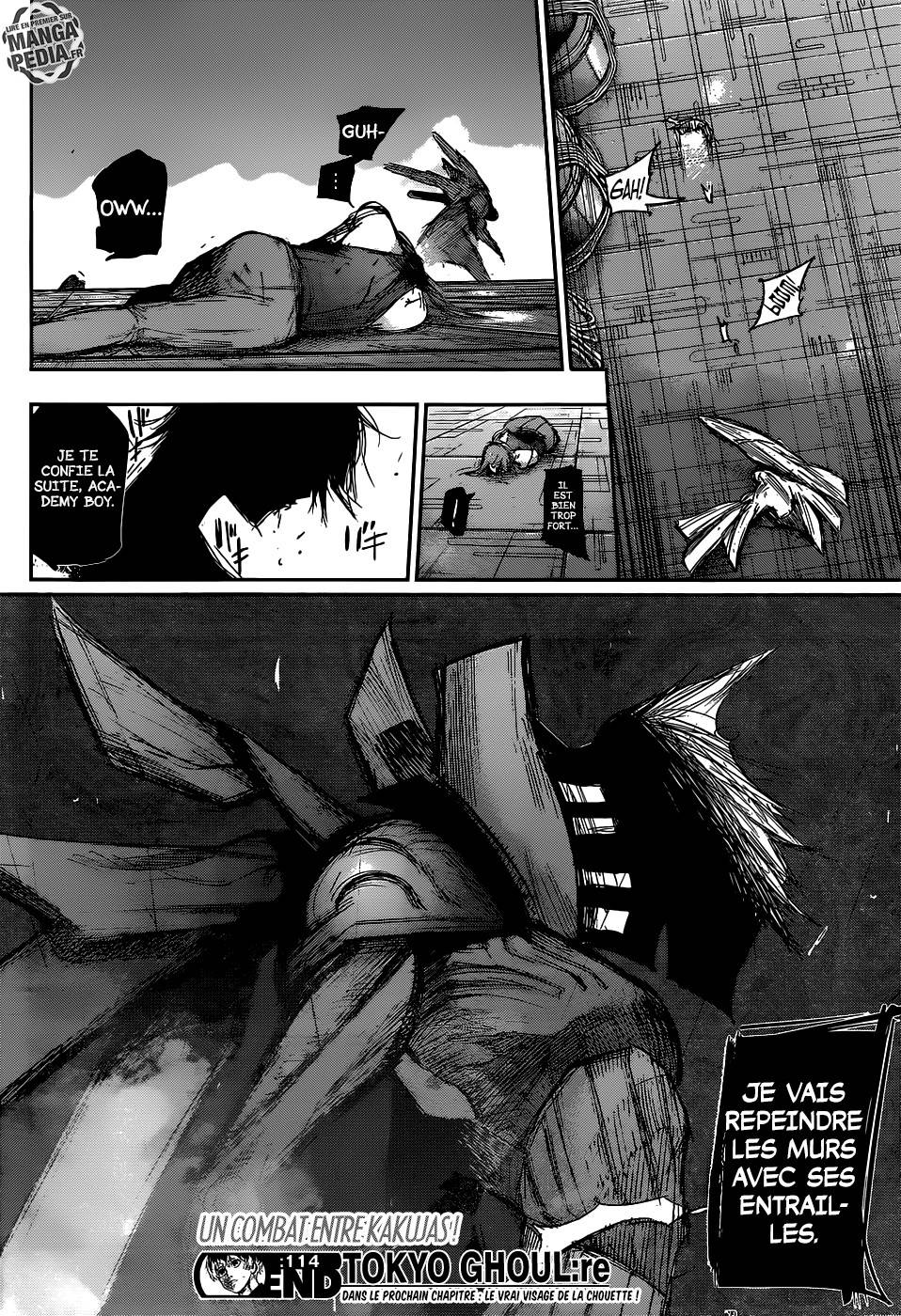 Lecture en ligne Tokyo Ghoul Re 114 page 19